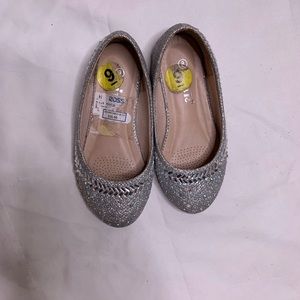 Silver dress shoes
